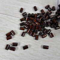 Намистини Дерев'яні Трубка коричневі 8*5мм 50г