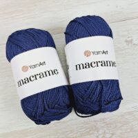 Ярнарт Макраме (YarnArt Macrame) 90г/130м 162 темно-синій