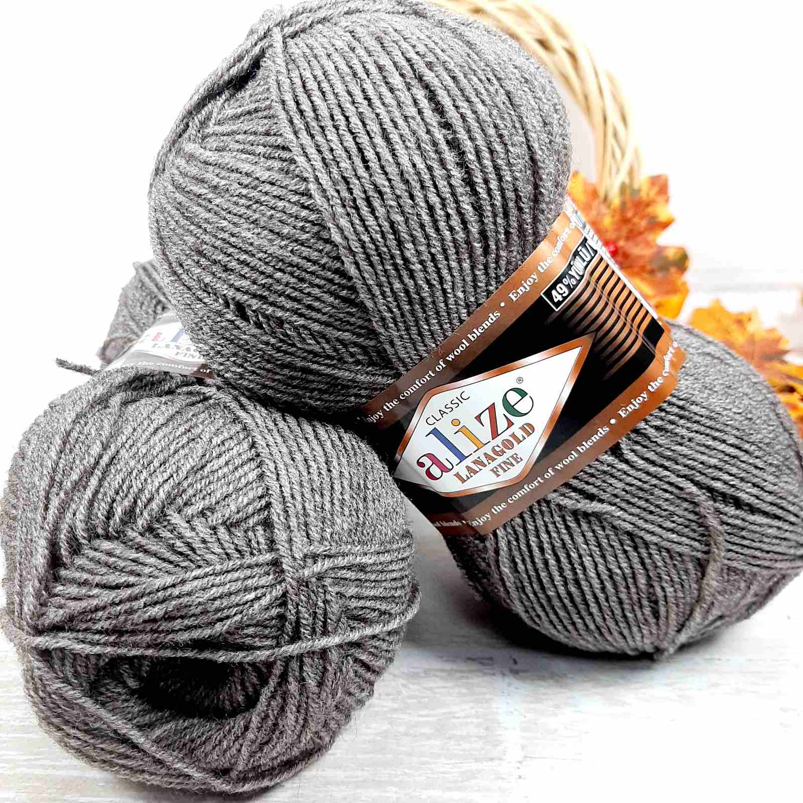 Алізе Ланаголд Файн (Alize LanaGold Fine) 100г/390м 240 какао