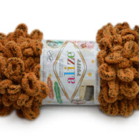 Алізе Пуффі (Alize Puffy) 100г/9,5м 717 цегляний