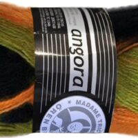 Мадам Трікоте Ангора Мультиколор (Madame Tricote Angora Multicolor) 100г/500м 406 салато-оранжев