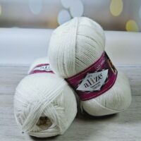 Алізе Супервош Комфорт Сокс 100 (Alize Superwash Comfort Socks) 100г/420м 055 білий