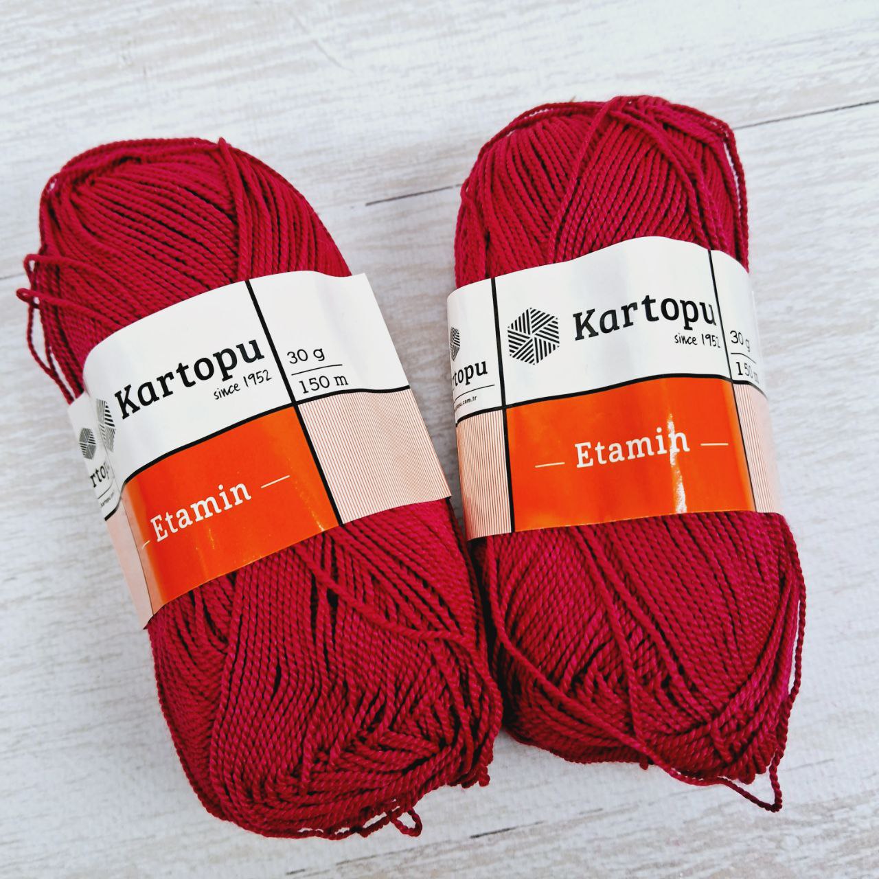 Картопу Етамін (Kartopu Etamin) 30г/150м К132 червоний