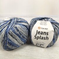Ярнарт Джинс Сплеш (YarnArt Jeans Splash) 50г/160м 947 синьо-чорний