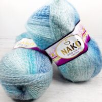 Нако Мохер Делікат КолорФлав (NAKO Mohair Delicate Colorflow) 100г/500м 28080 м'ятно-бірюзовий