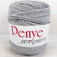 Шнур Бед Ярн Пеня (Bead Yarn Penye) 650г/120м сірий трикотаж