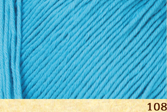 ФібраНатура Коттон Тру Спорт (Fibranatura Cotton True Sport) 50гр/180м 107-08 темно-блакитний