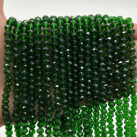 Намистини Рондель 6*4мм 85шт Пляшковий прозорий БХ410