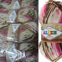 Алізе Суперлана Міді Мотив (Alize Superlana Midi Motif) 100г/200м 4757 меланж