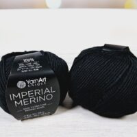 Ярнарт Імперіал Меріно (YarnArt Imperial Merino) 50г/100м 3301 чорний