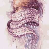 Картина за номерами КНО4936 Зимовий затишок 30*40см