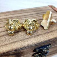 Ніжка С-006 золото 22*20мм пластик