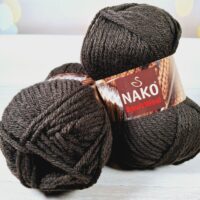 Нако Спорт Вул (Nako Sport Wool) 100г/120м 4987 темно-коричневий