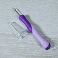 Розпорювач 13см пластикова ручка прогумований фiолетовий К2С1-122