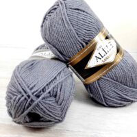 Алізе Ланаголд Класік (Alize LanaGold Classic) 100г/240м 348 сірий