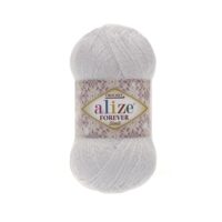 Алізе Форевер Сімлі (Alize Forever Simli) 50г/280м 055 білий