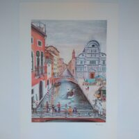 Арт постер репродукція "A. Stucchi "Венеция" 50*70см