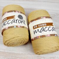 Шнур ПП Корд Макароні Шикімікі (PP Cord Maccaroni Shikimiki) 5мм 901 крем