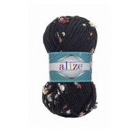 Алізе Фловер (Alize Flower) 100г/80м 5085 чорний