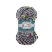 Алізе Фловер (Alize Flower) 100г/80м 5076 сірий