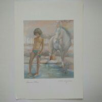 Арт постер репродукция I.Melani"Addio ragazzo" 35*50см