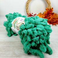 Алізе Пуффі (Alize Puffy) 100г/9,5м 741 античний зелений