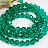 Скло куля 6мм 100шт бiрюза 32994