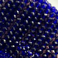 Намистини Рондель 8*6мм 70шт Електрик 26 Прозорий БХ477