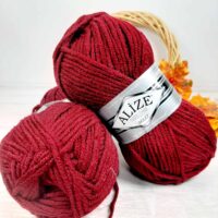 Алізе Суперлана Максі (Alize Superlana maxi) 100г/100м 057 бордо