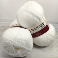 Картопу Гонка (Kartopu Gonca) 100г/300м 010 білий