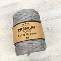 Преміум Ярнс Рафія (Premium Yarns Raffia Organic) 150г/230м 008 сірий