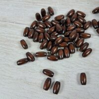 Намистини Дерев'яні Овальні коричневіі 8*5-6мм 550шт/50г