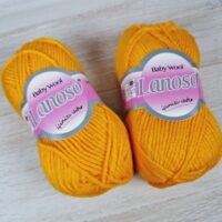 Ланосо Бебі Вул (Lanoso Baby wool) 50г/150м 504 жовтий