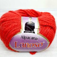 Ланосо Алпакана (Lanoso Alpacana) 100г/130м 3030 червоний