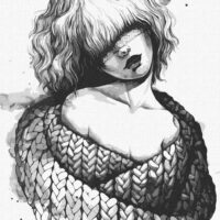 Картина за номерами КНО4950 Мрійлива незнайомка 30*40см