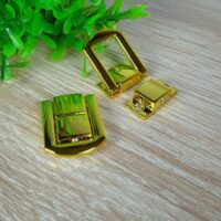Замок А-024 золото 20*25мм
