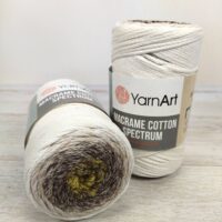 Ярнарт Макраме Котон Спектрум (YarnArt Macrame Сotton Spectrum) 250г/225м 1301 сірий