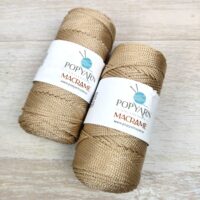 ПопЯрн Макраме (PopYarn Macrame) 100г/140м 008 капучино