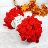 Алізе Пуффі (Alize Puffy) 100г/9,5м 056 червоний