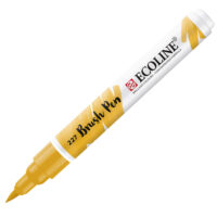 Маркер універсальний акварельний Ecoline Brush Pen №227 охра жовта