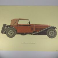 Арт постер репродукція "Alfa-Romeo" 1930г. 25*35см