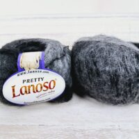 Ланосо Претті (Lanoso Pretty)  50г/550м 43036 меланж чорний