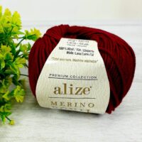 Алізе Меріно роял (Alize Merino Royal) 50г/100м 323 марсала