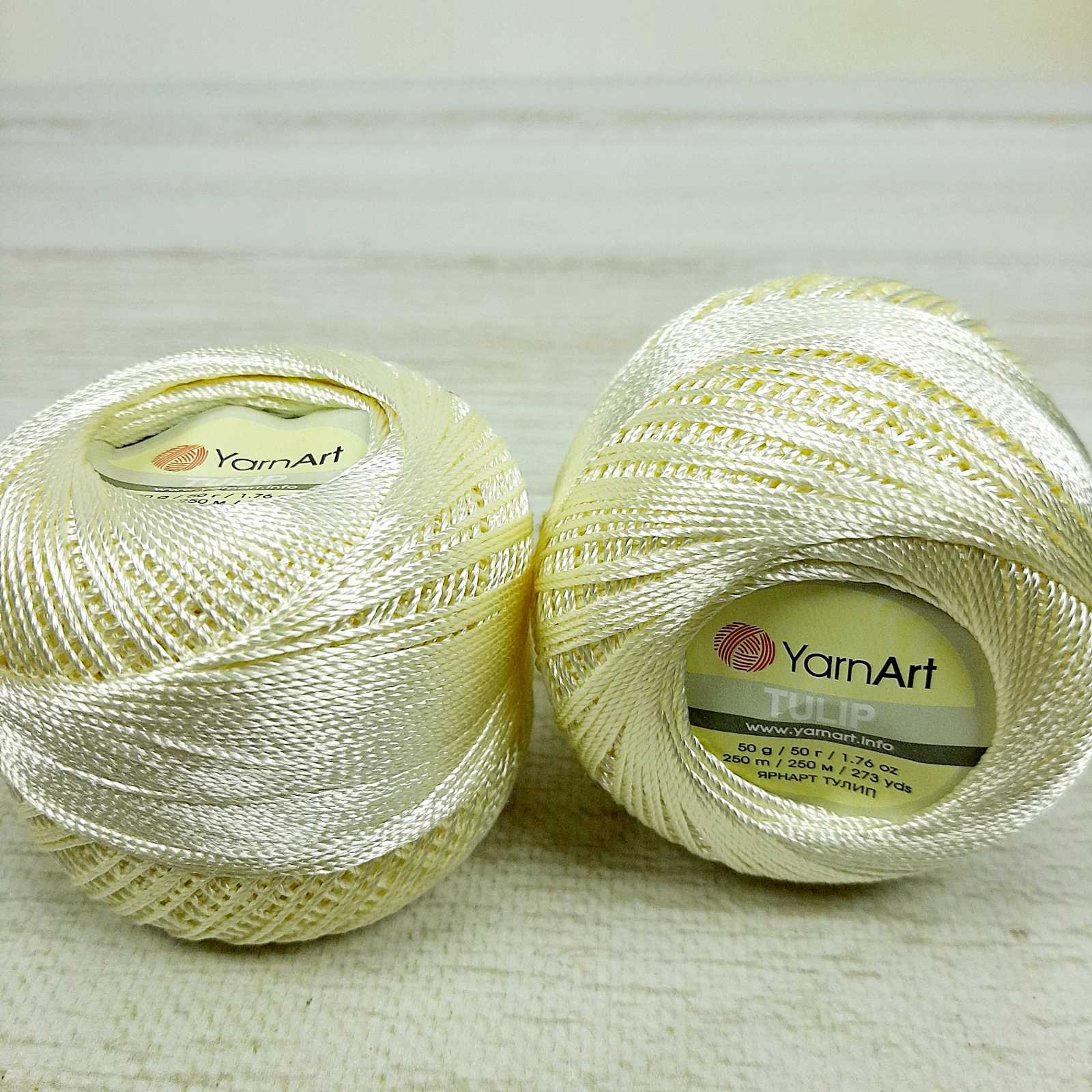 Ярнарт Тулип 50г/250м 402 экрю