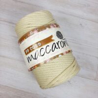 Шнур ПП Корд Макароні Шикімікі (PP Cord Maccaroni Shikimiki) 5мм 916 пломбір