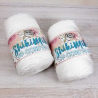 Шнур ПП Корд Макароні Шикімікі (PP Cord Maccaroni Shikimiki) 5мм 917 білий