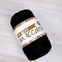 Шнур ПП Корд Макароні Шикімікі (PP Cord Maccaroni Shikimiki) 5мм 935 чорний