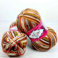 Алізе Супервош Комфорт Сокс 100 (Alize Superwash Comfort Socks) 100г/420м 7709 рудо-коричневий