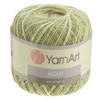 ЯрнАрт Віолет Меланж (YarnArt Violet Melange) 50г/282м 3085 салатово-бежевий