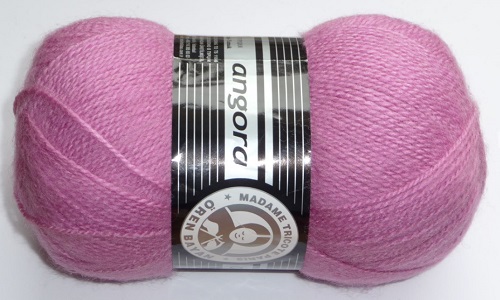 Мадам Трікоте Ангора (Madame Tricote Angora) 100г/500м 049 рожевий